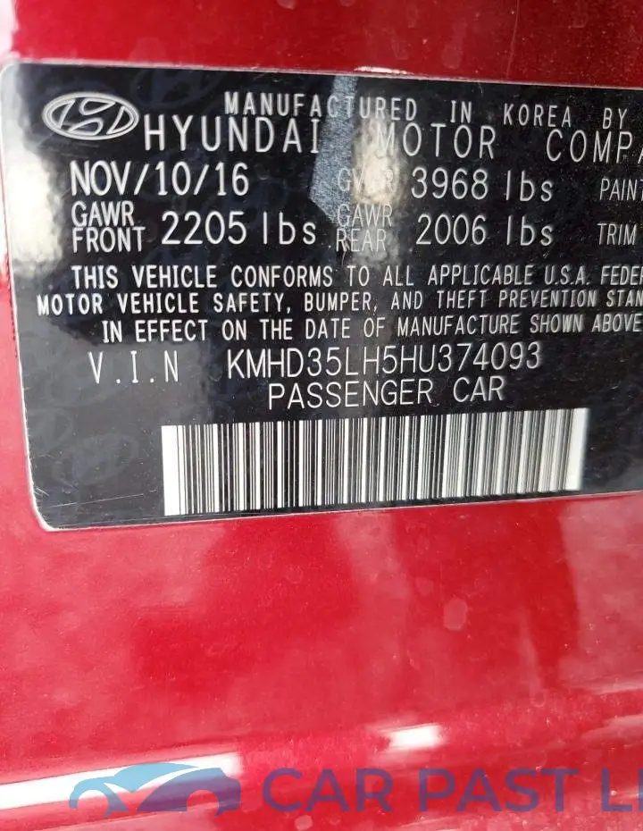 KMHD35LH5HU374093# 12