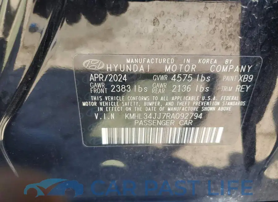 KMHL34JJ7RA092794# 13