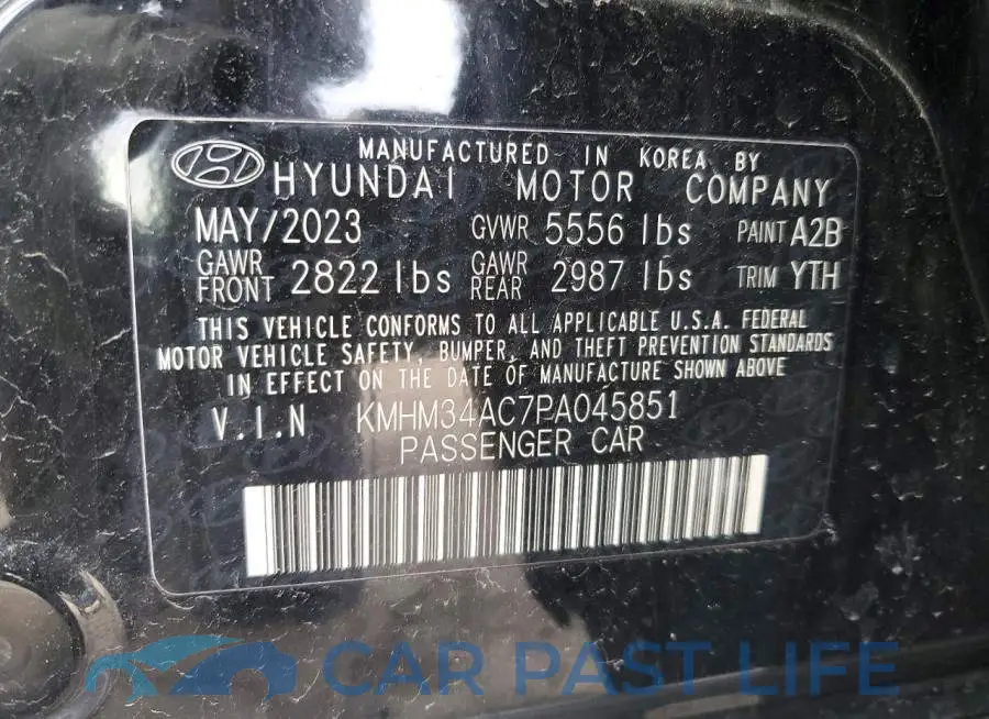KMHM34AC7PA045851# 12