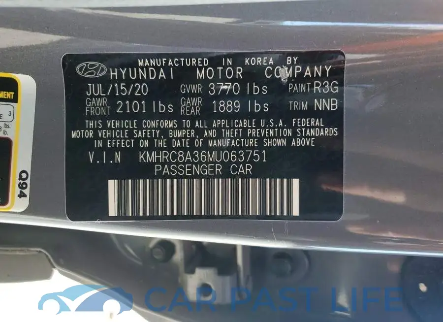 KMHRC8A36MU063751# 13