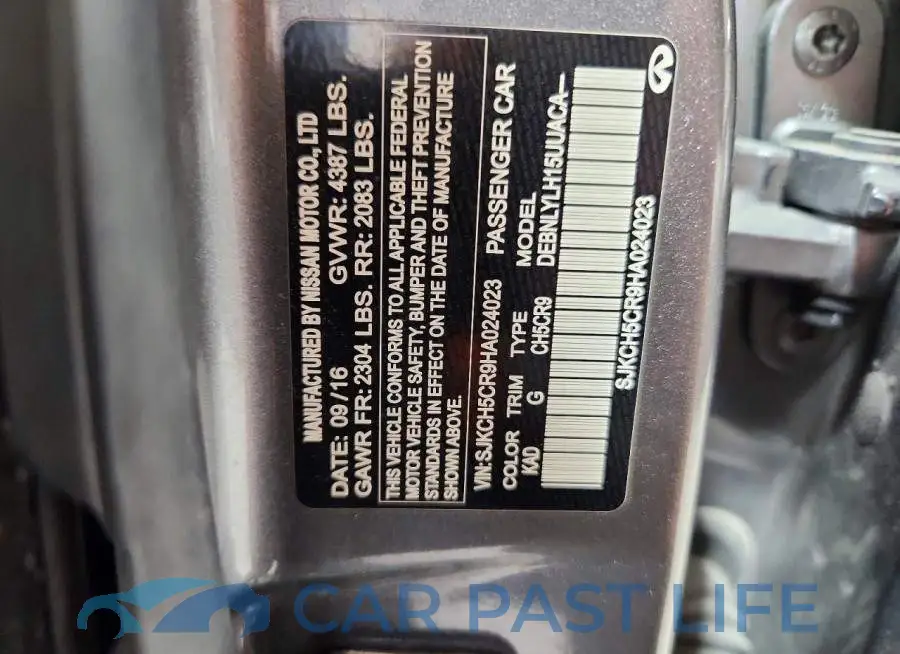 SJKCH5CR9HA024023# 13