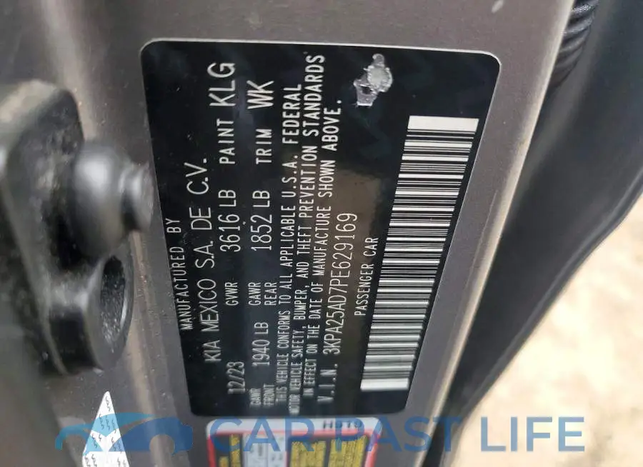 3KPA25AD7PE629169# 12
