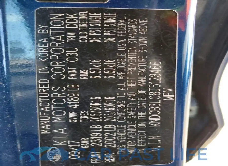 KNDCB3LC8J5123466# 12