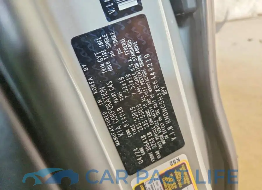 KNDNC5H3XR6449219# 13