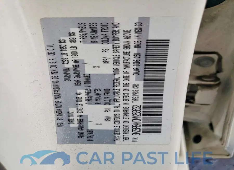 3MZBPBAY0MM253632# 12