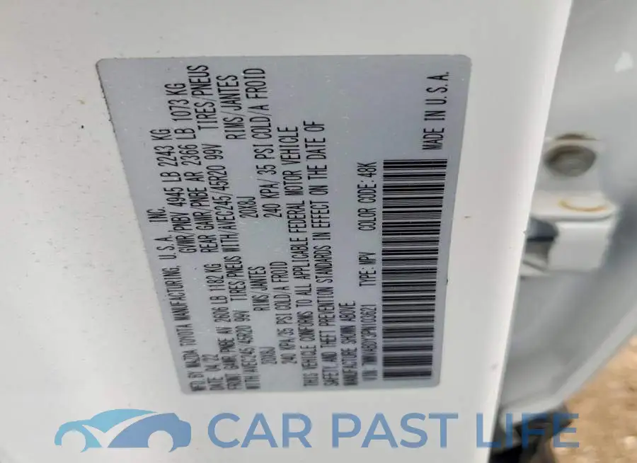 7MMVABDY3PN103621# 12