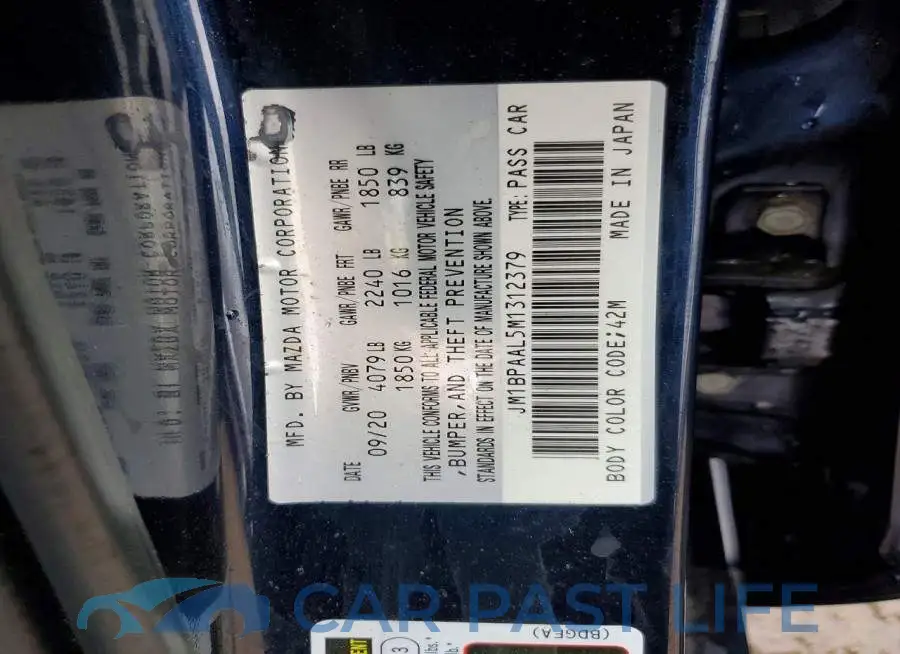 JM1BPAAL5M1312379# 12