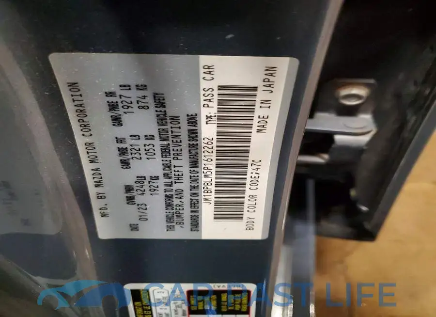 JM1BPBLM5P1612262# 12