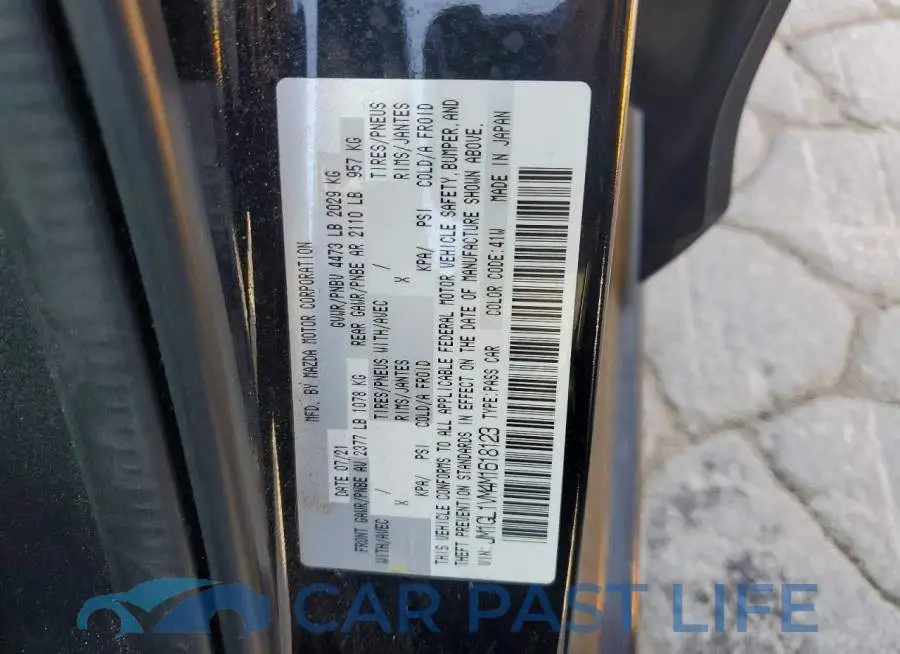 JM1GL1VM4M1618123# 12