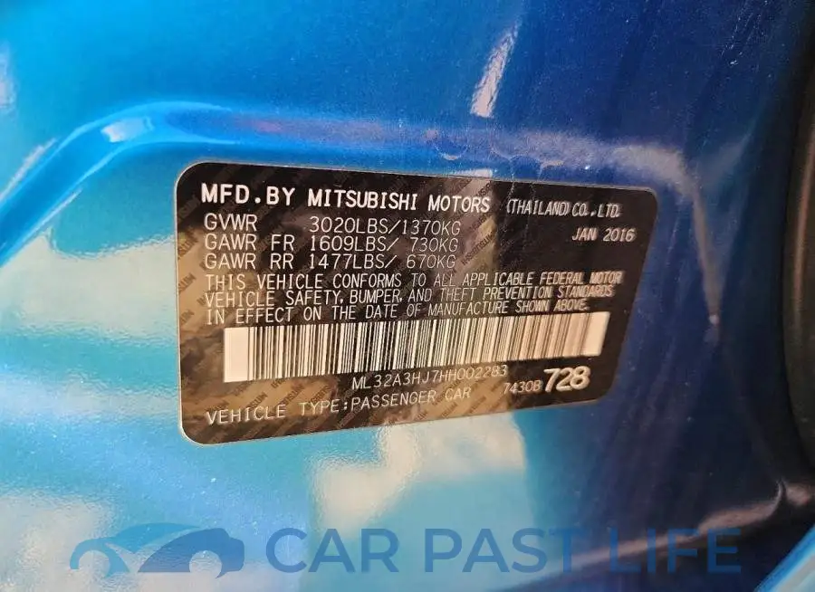 ML32A3HJ7HH002283# 12