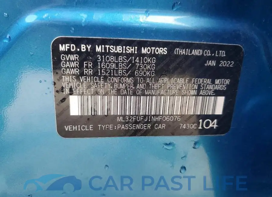 ML32FUFJ1NHF06076# 13