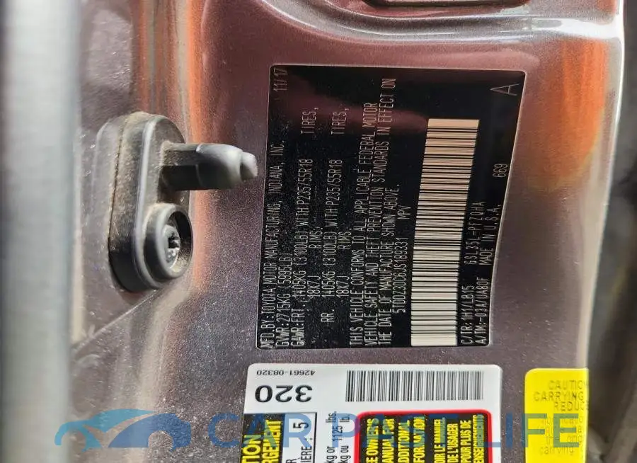 5TDDZ3DC6JS189331# 13