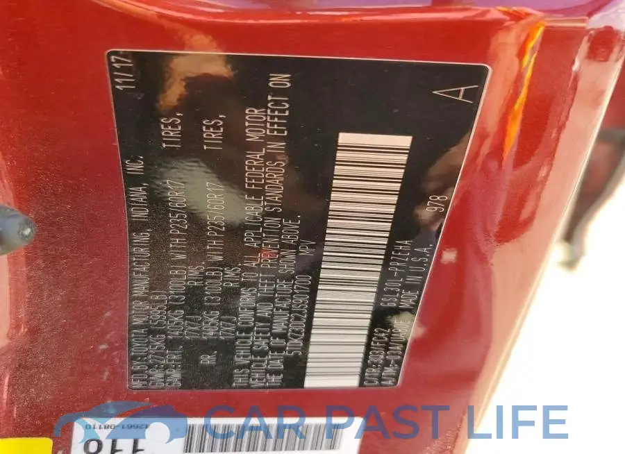 5TDKZ3DC2JS901700# 13