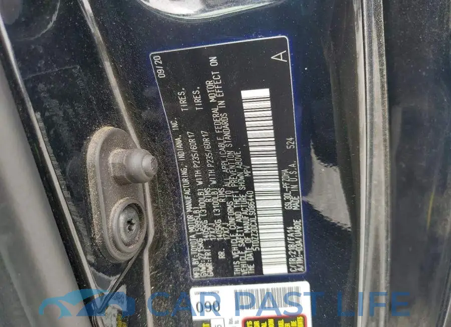 5TDZZ3DCXLS086440# 13