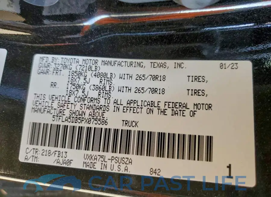 5TFLA5DB5PX075586# 12