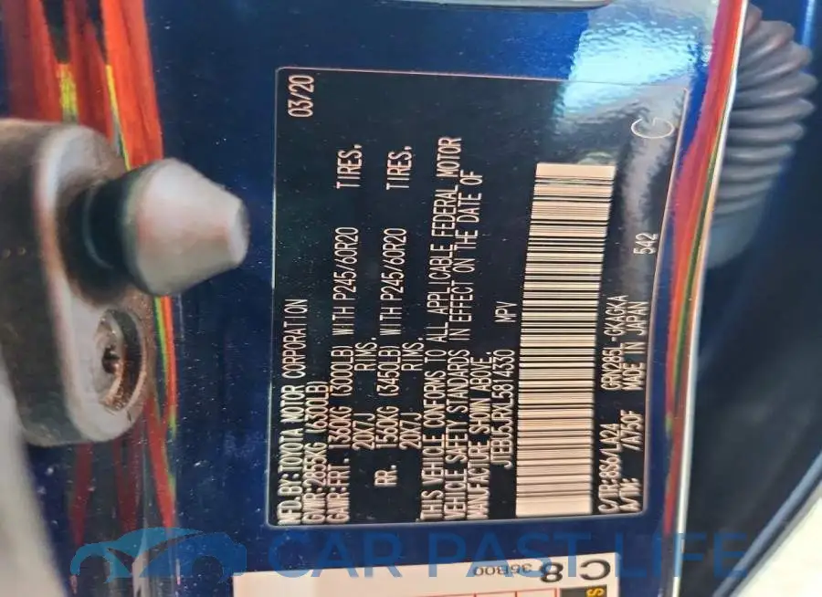 JTEBU5JRXL5814330# 14