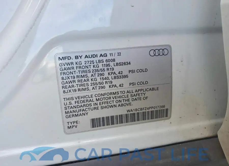 WA1BCBFZ4PP017266# 13