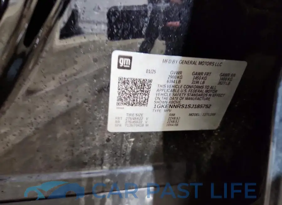 1GKENNRS1SJ185752# 13