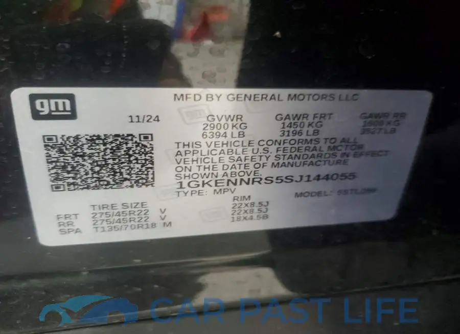 1GKENNRS5SJ144055# 14