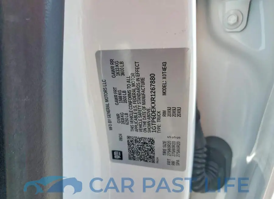 1GTP6DEKXR1267880# 13
