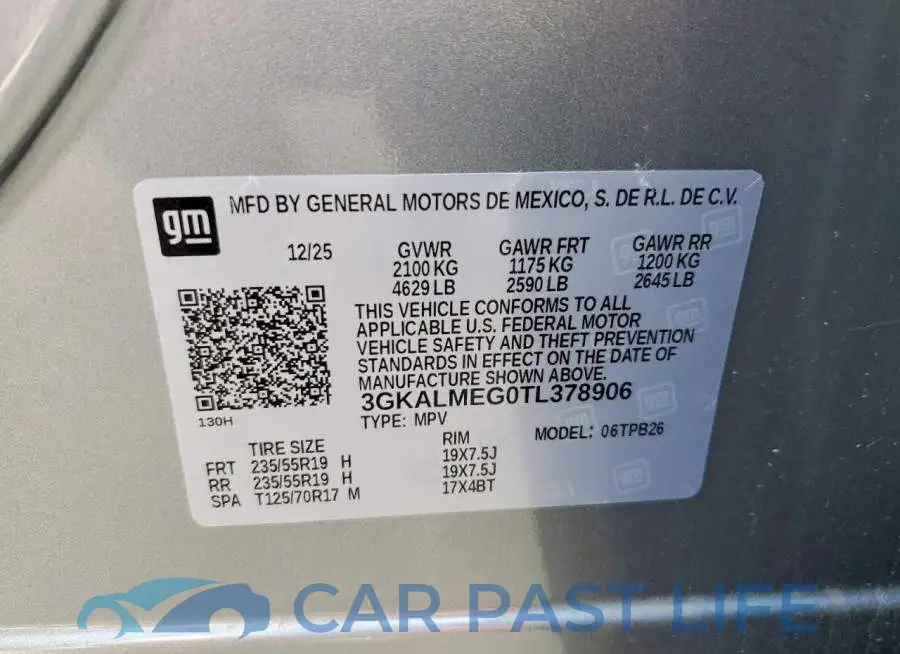 3GKALMEG0TL378906# 12