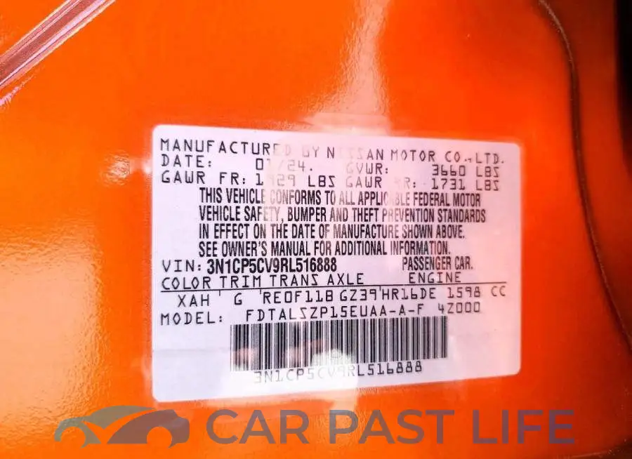 3N1CP5CV9RL516888# 13