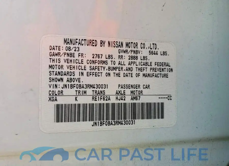 JN1BF0BA3RM430031# 14
