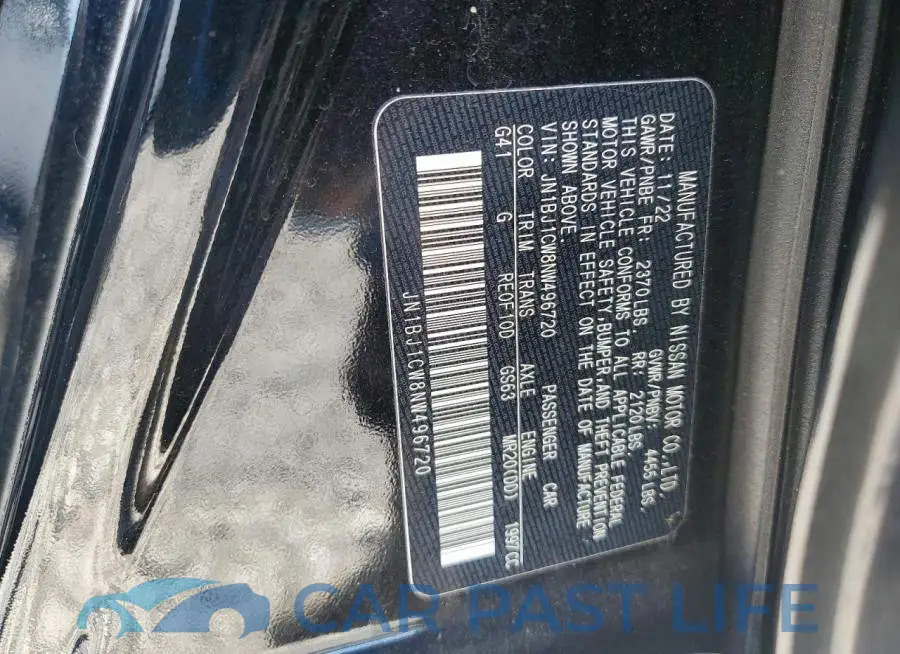 JN1BJ1CW8NW496720# 13