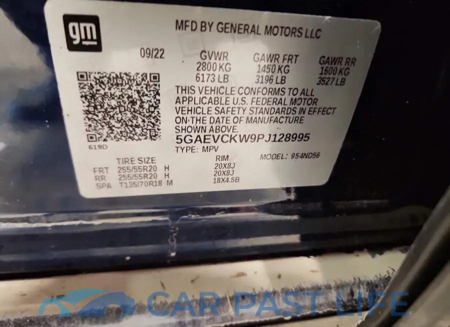 5GAEVCKW9PJ128995# 13