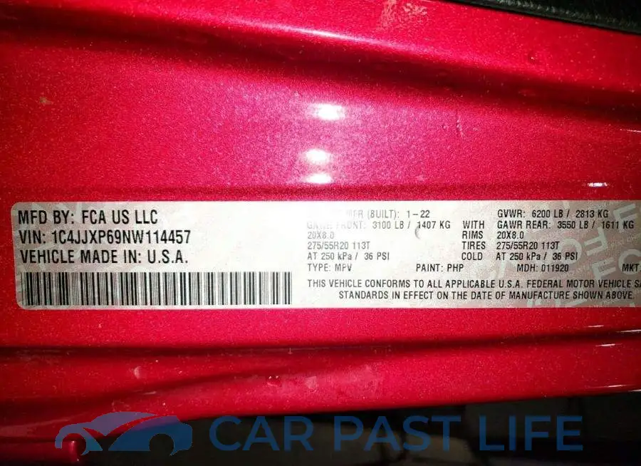 1C4JJXP69NW114457# 14