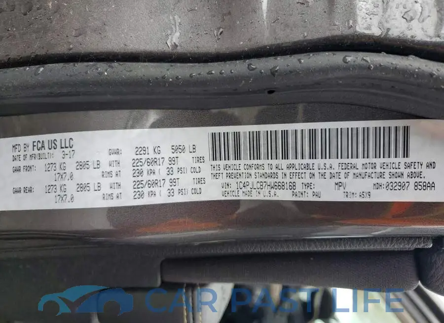 1C4PJLCB7HW668168# 13