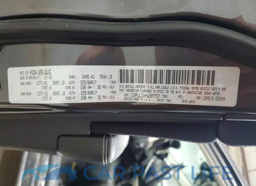 1C4PJLCSXHW597757# 13