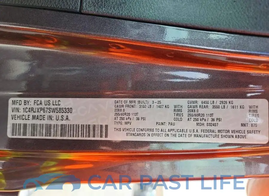 1C4RJXP67SW585330# 14