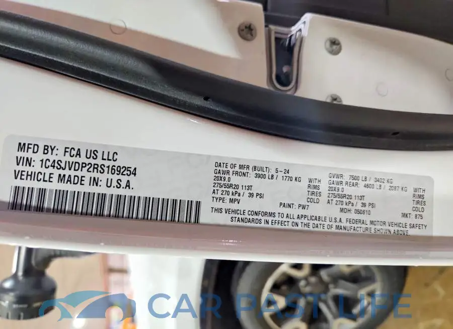 1C4SJVDP2RS169254# 13