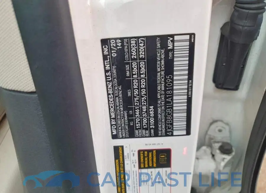 4JGFB8GB1LA181095# 13