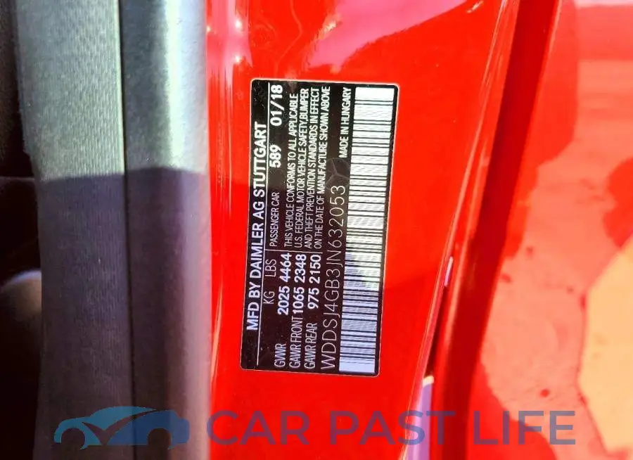 WDDSJ4GB3JN632053# 13
