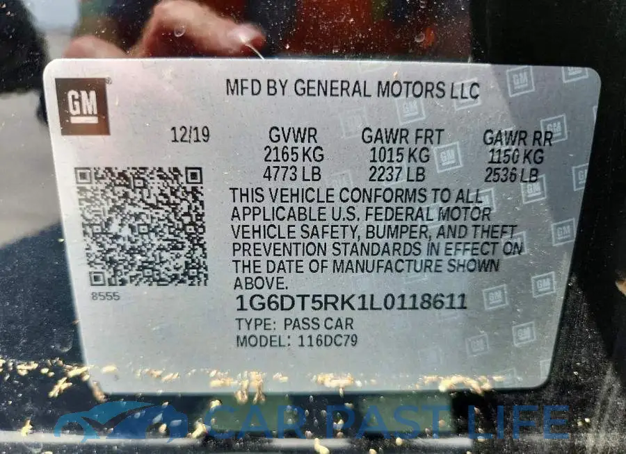 1G6DT5RK1L0118611# 12
