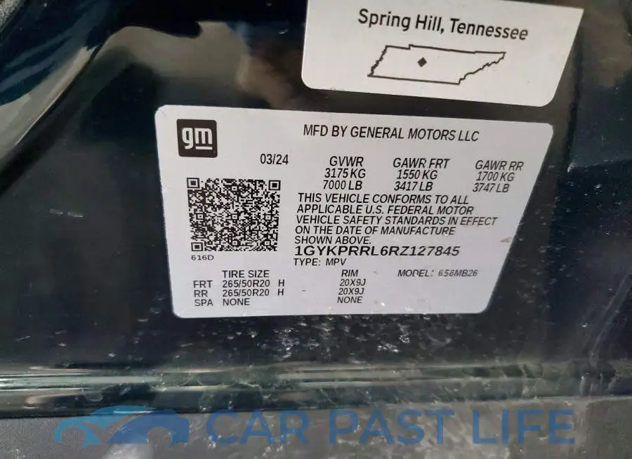 1GYKPRRL6RZ127845# 13