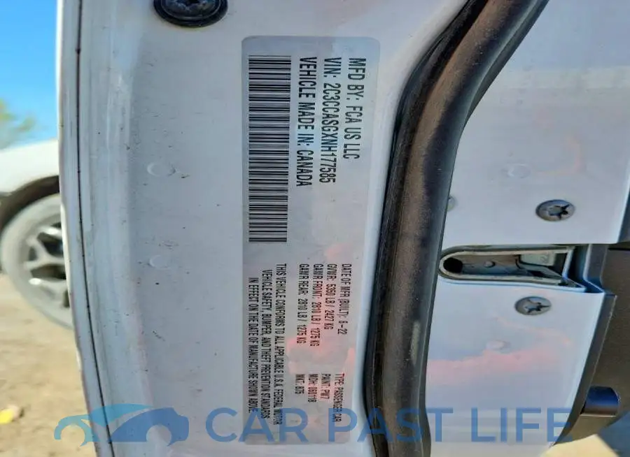 2C3CCASGXNH177585# 12