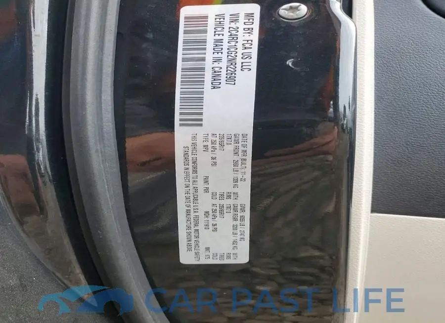 2C4RC1CG2NR226907# 13
