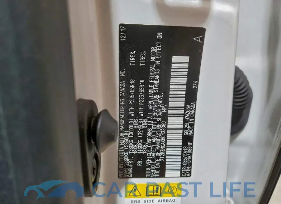 2T2BZMCAXHC133369# 13