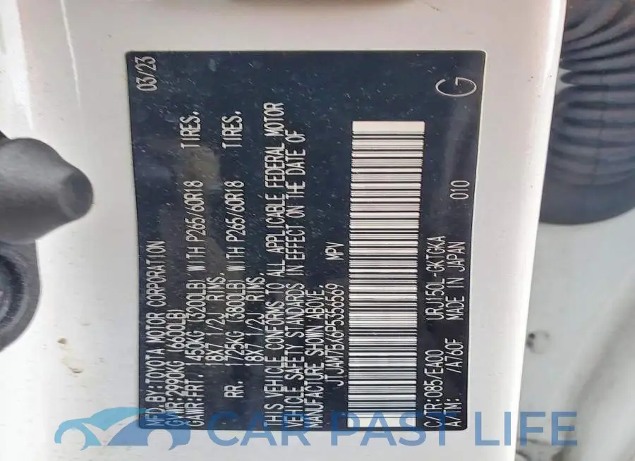 JTJAM7BX6P5356569# 13
