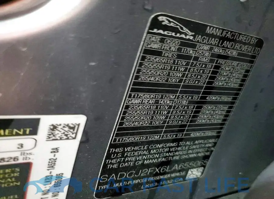 SADCJ2FX6LA655065# 13