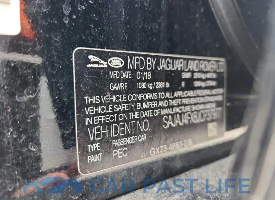 SAJAJ4FX8JCP37977# 12