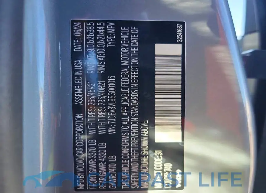7JDEV3VL9SG001015# 13