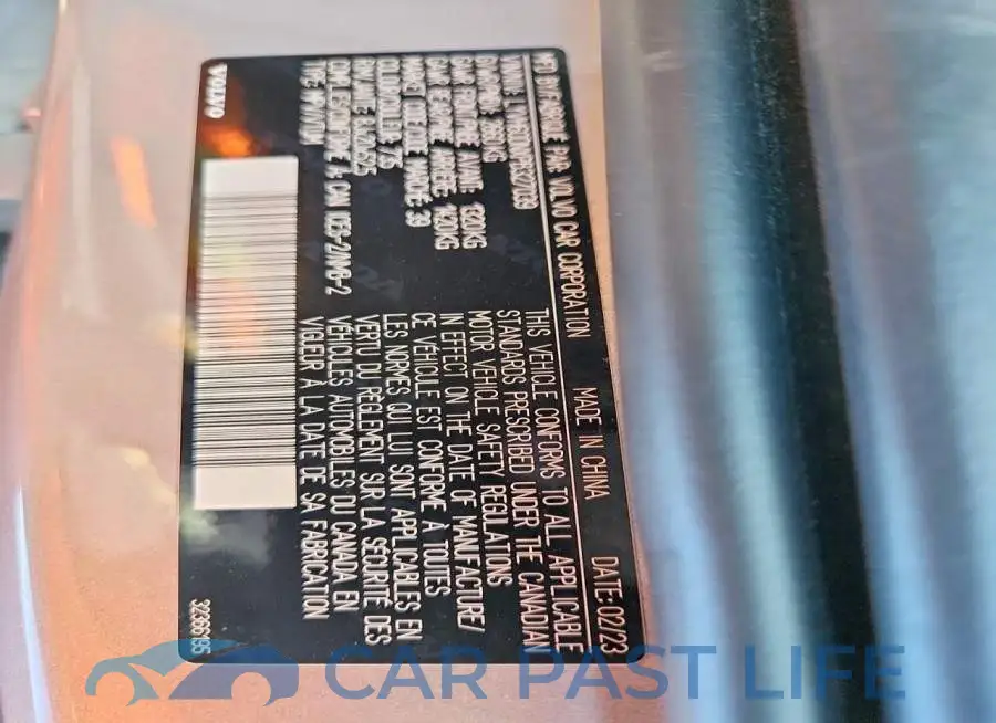 LYVH60DNXPB327039# 13