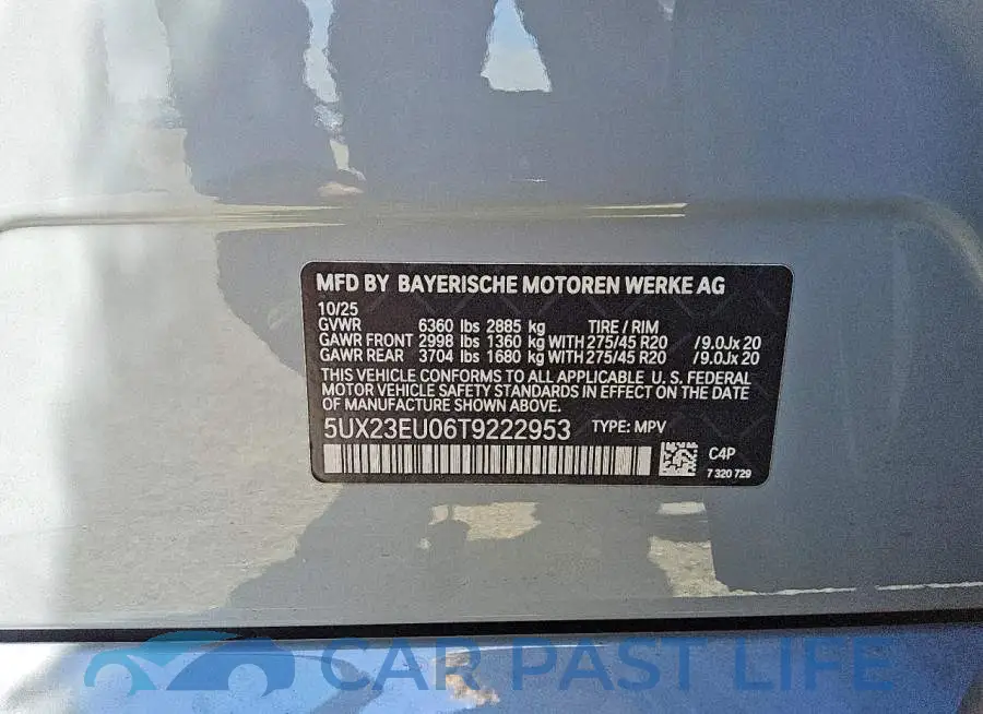 5UX23EU06T9222953# 12