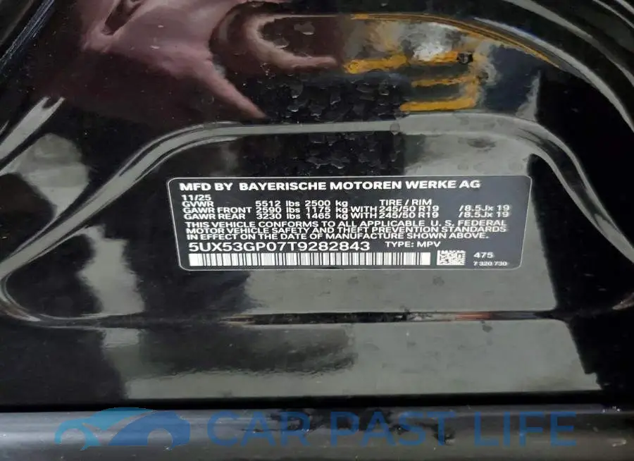 5UX53GP07T9282843# 13