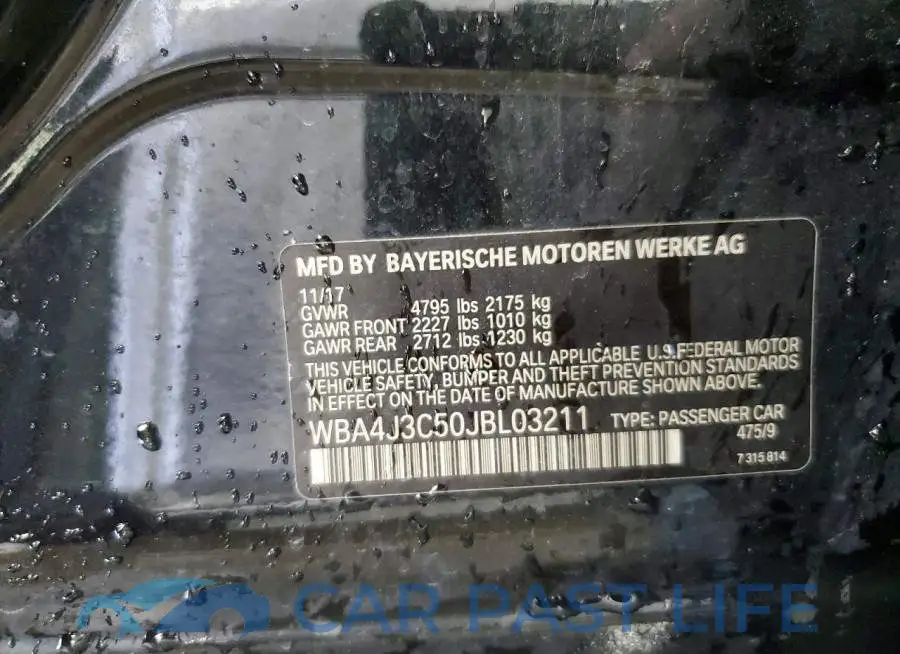 WBA4J3C50JBL03211# 12