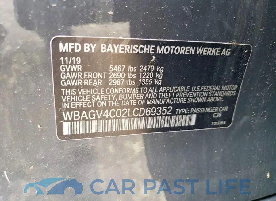 WBAGV4C02LCD69352# 12